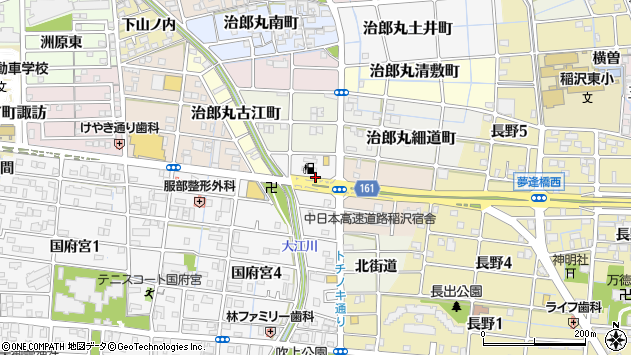 〒492-8135 愛知県稲沢市治郎丸石塚町の地図