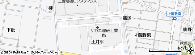 愛知県稲沢市祖父江町山崎（中沼）周辺の地図