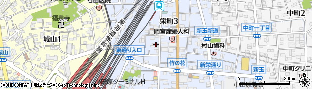 日立専門店　栄電周辺の地図