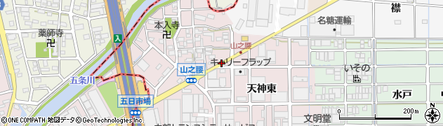 愛知県北名古屋市宇福寺（堤添）周辺の地図
