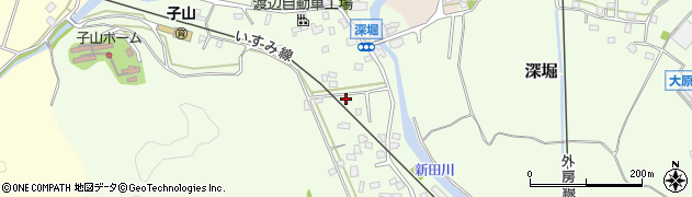千葉県いすみ市深堀786周辺の地図