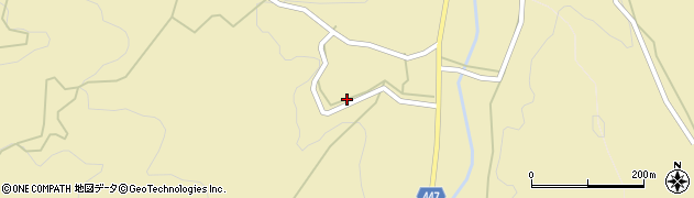 長野県売木村（下伊那郡）南一周辺の地図