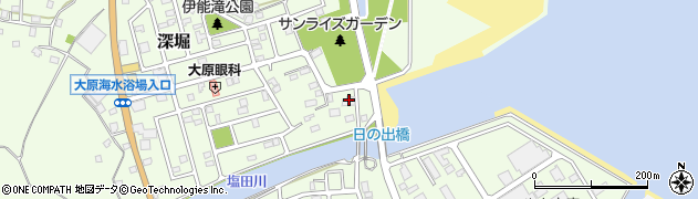 千葉県いすみ市深堀1732周辺の地図