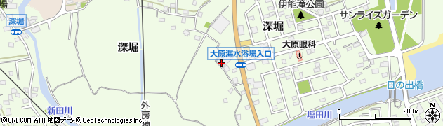 千葉県いすみ市深堀1457周辺の地図