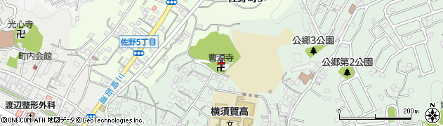曹源寺周辺の地図