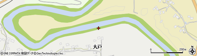 夷隅川周辺の地図