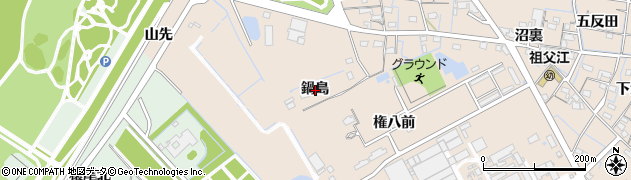 愛知県稲沢市祖父江町祖父江鍋島周辺の地図