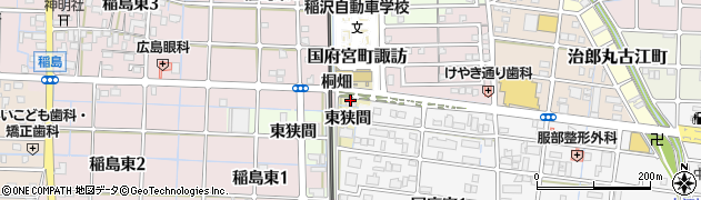 愛知県稲沢市稲島法成寺町東狭間4周辺の地図