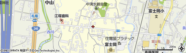 静岡県御殿場市中清水163周辺の地図
