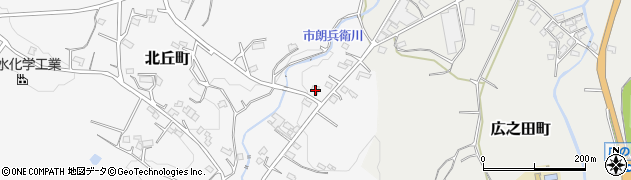 愛知県瀬戸市北丘町185周辺の地図