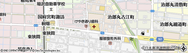 カットボックス国府宮ＦＣ店周辺の地図