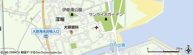 千葉県いすみ市深堀1675周辺の地図
