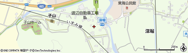 千葉県いすみ市深堀769周辺の地図