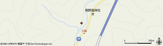 京都府京丹波町（船井郡）大簾（宮ノ向）周辺の地図