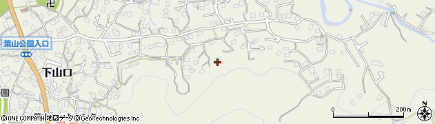 神奈川県葉山町（三浦郡）下山口周辺の地図
