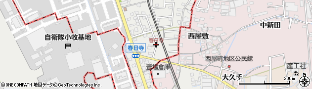 春日寺周辺の地図