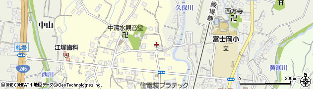 静岡県御殿場市中清水353周辺の地図