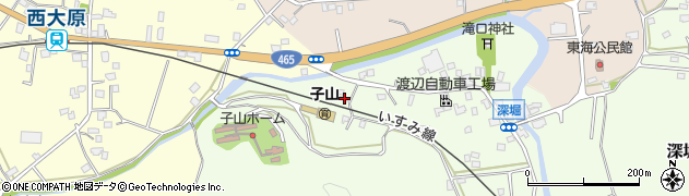 千葉県いすみ市深堀754周辺の地図