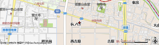 愛知県北名古屋市徳重杁ノ口33周辺の地図