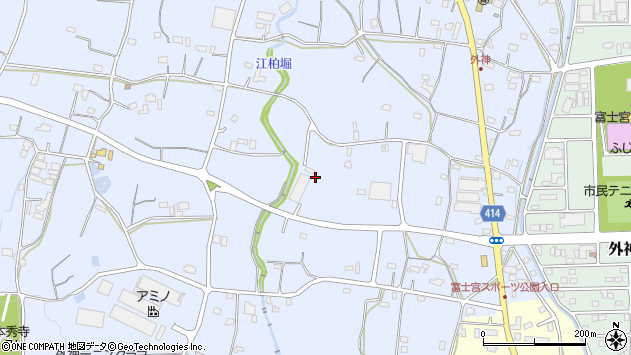 〒418-0006 静岡県富士宮市外神の地図