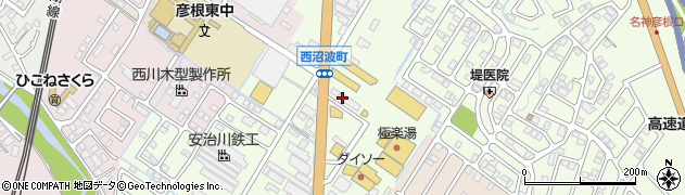 やきとりの名門秋吉 彦根店周辺の地図