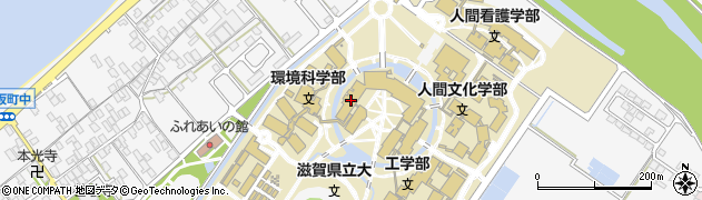 滋賀県立大学　教務グループ周辺の地図