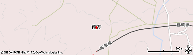 鳥取県智頭町（八頭郡）南方周辺の地図