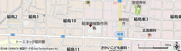 株式会社稲沢機械製作所周辺の地図