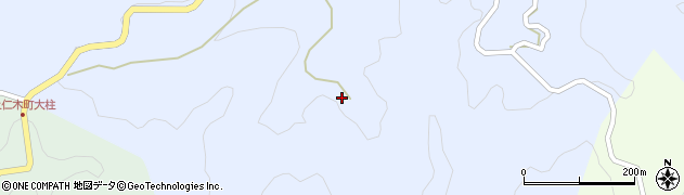 愛知県豊田市東郷町栢ノ木周辺の地図