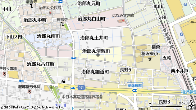 〒492-8125 愛知県稲沢市治郎丸清敷町の地図