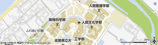 滋賀県立大学　生活協同組合カフェテリア周辺の地図