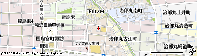 株式会社オンセンド　稲沢店周辺の地図