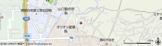 静岡県富士宮市山宮1110周辺の地図