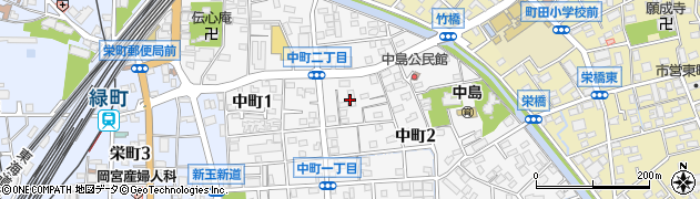 中町マンション周辺の地図