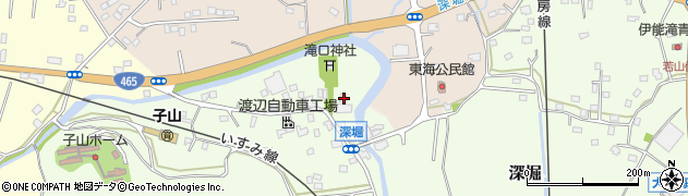 千葉県いすみ市深堀745周辺の地図