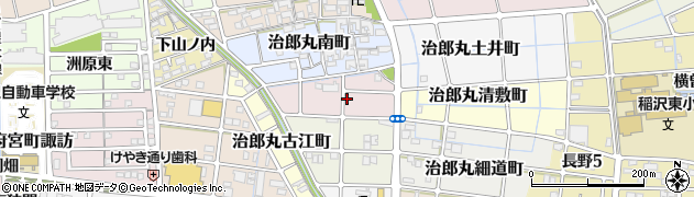 愛知県稲沢市治郎丸郷前町周辺の地図