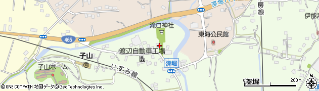 千葉県いすみ市深堀738周辺の地図