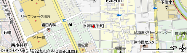 愛知県稲沢市下津穂所町周辺の地図