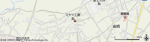 静岡県富士宮市山宮1039周辺の地図