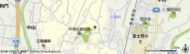 静岡県御殿場市中清水361周辺の地図