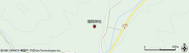 福岡神社周辺の地図