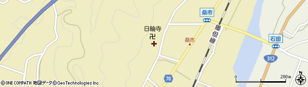 日輪寺周辺の地図