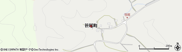 滋賀県彦根市笹尾町周辺の地図