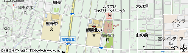 愛知県北名古屋市熊之庄（大畔）周辺の地図
