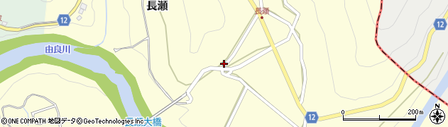 京都府京丹波町（船井郡）長瀬（西田）周辺の地図