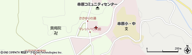 恵那市役所串原振興事務所　串原福祉センター周辺の地図