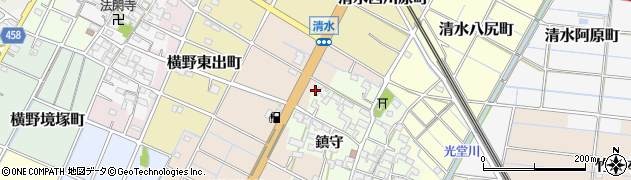 愛知県稲沢市清水町円居浦周辺の地図