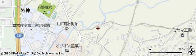 静岡県富士宮市山宮1116周辺の地図