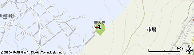 善入寺周辺の地図