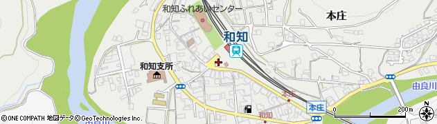 京都北都信用金庫和知支店周辺の地図